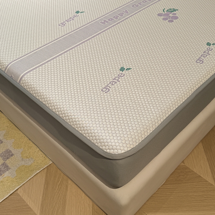 91家纺网 家纺一手货源 找家纺 凯罗 2026春夏凉豆豆小红书爆款A类乙纶PE凉豆豆床笠款可水洗床笠 紫气东来