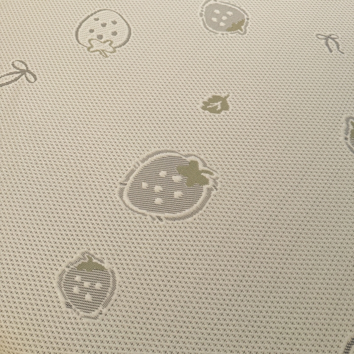 91家纺网 家纺一手货源 找家纺 凯罗 2026春夏凉豆豆小红书爆款A类乙纶PE凉豆豆床笠款可水洗床笠 波点草莓-绿