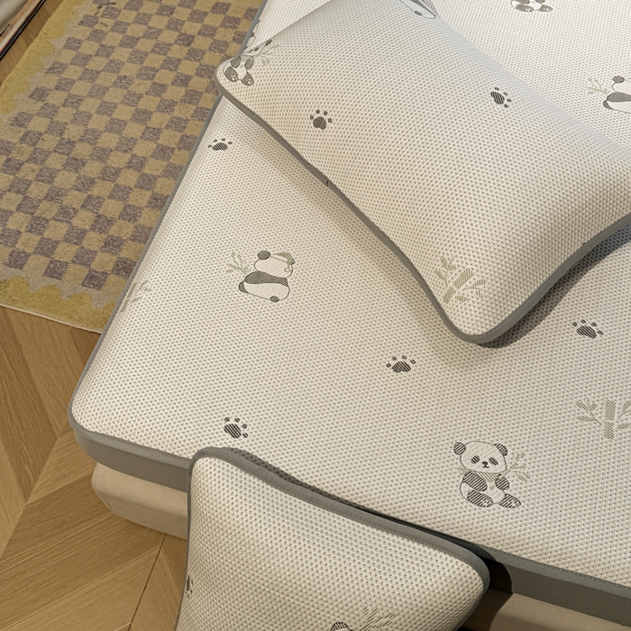 91家纺网 家纺一手货源 找家纺 凯罗 2026春夏凉豆豆小红书爆款A类乙纶PE凉豆豆床笠款可水洗床笠 胸有成竹