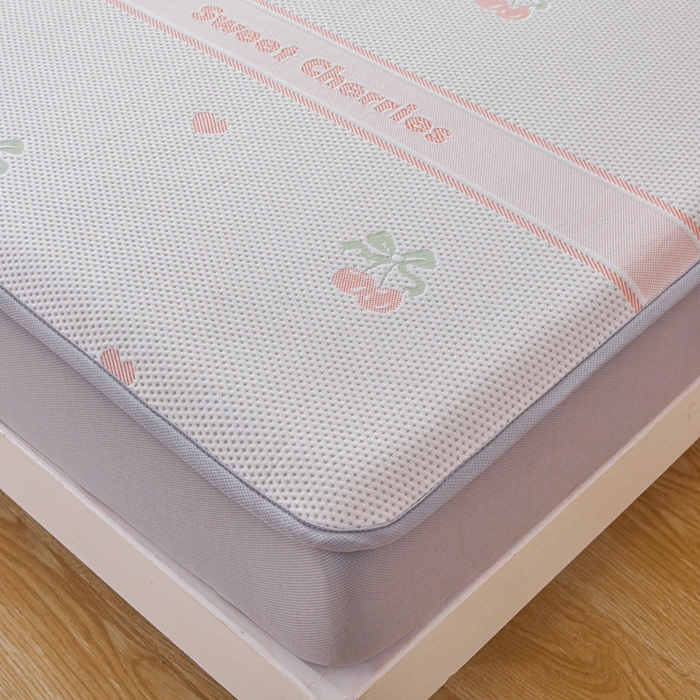 91家纺网 家纺一手货源 找家纺 凯罗 2026春夏凉豆豆小红书爆款A类乙纶PE凉豆豆床笠款可水洗床笠 樱桃芝芝