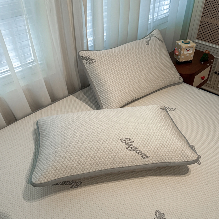 91家纺网 家纺一手货源 找家纺 凯罗 2026春夏凉豆豆小红书爆款A类乙纶PE凉豆豆床笠款可水洗床笠 蝴蝶结