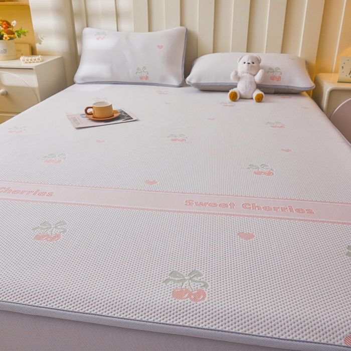 91家纺网 家纺一手货源 找家纺 （总）凯罗 2026春夏凉豆豆小红书爆款A类乙纶PE凉豆豆床笠款可水洗床笠