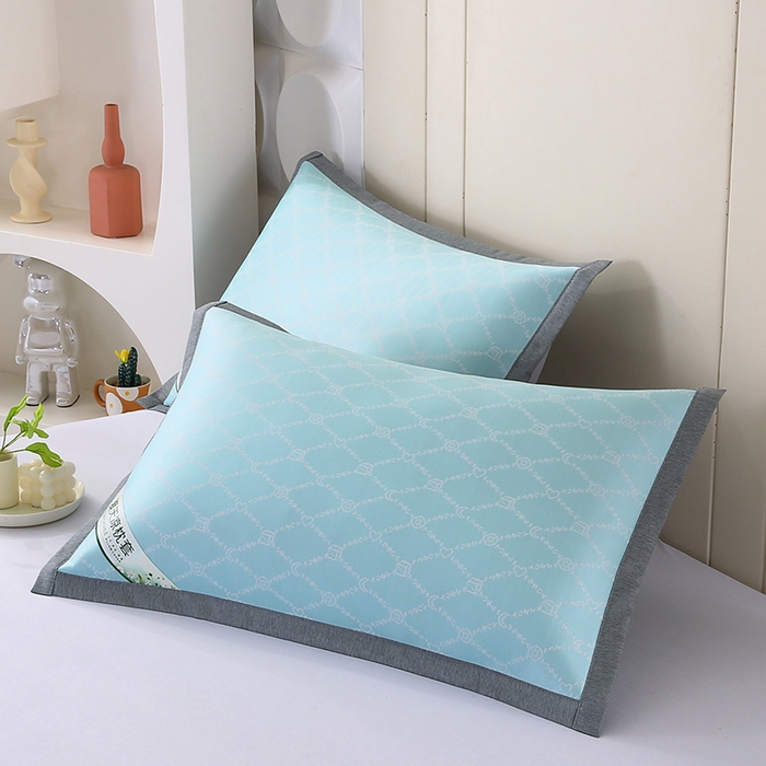 91家纺网 家纺一手货源 找家纺 （总）小牛席业 2026新款PE月亮爱心提花夏凉冰丝枕套凉枕套凉枕套冰丝枕套藤枕套冰藤枕套冰丝枕套竹枕套凉席枕套豆豆