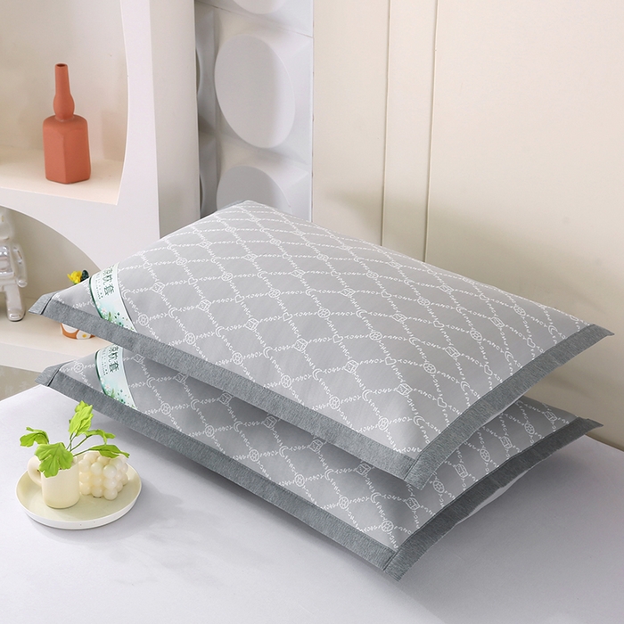 91家纺网 家纺一手货源 找家纺 小牛席业 2026新款PE月亮爱心提花夏凉冰丝枕套凉枕套凉枕套冰丝枕套藤枕套冰藤枕套冰丝枕套竹枕套凉席枕套豆豆 灰色