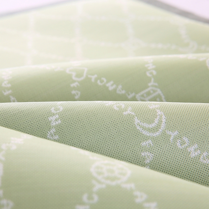 91家纺网 家纺一手货源 找家纺 小牛席业 2026新款PE月亮爱心提花夏凉冰丝枕套凉枕套凉枕套冰丝枕套藤枕套冰藤枕套冰丝枕套竹枕套凉席枕套豆豆 绿色
