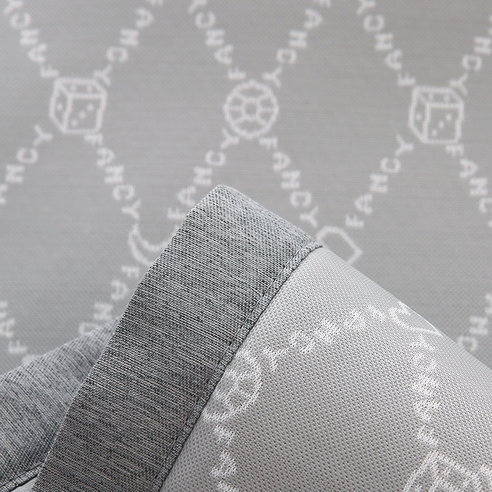 91家纺网 家纺一手货源 找家纺 小牛席业 2026新款PE月亮爱心提花夏凉冰丝枕套凉枕套凉枕套冰丝枕套藤枕套冰藤枕套冰丝枕套竹枕套凉席枕套豆豆 灰色