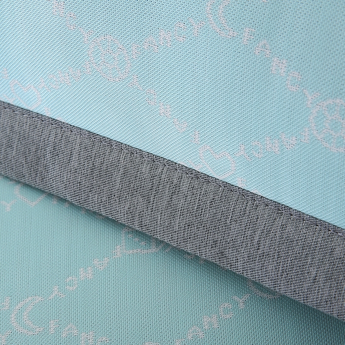 91家纺网 家纺一手货源 找家纺 小牛席业 2026新款PE月亮爱心提花夏凉冰丝枕套凉枕套凉枕套冰丝枕套藤枕套冰藤枕套冰丝枕套竹枕套凉席枕套豆豆 湖蓝