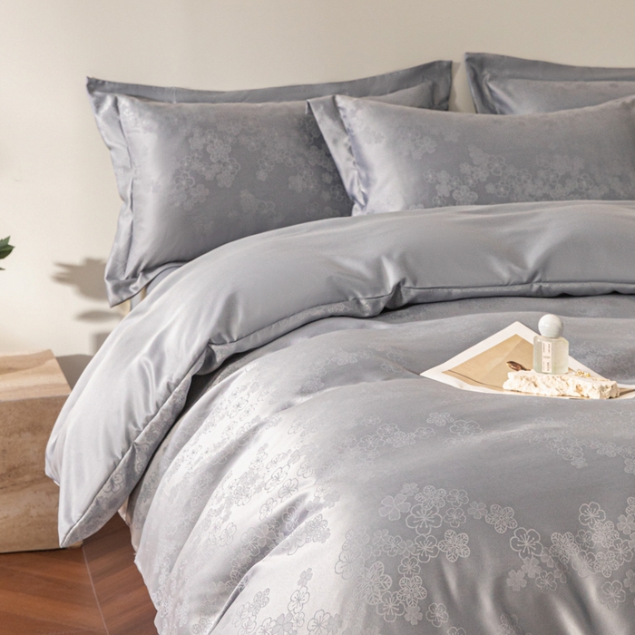 91家纺网 家纺一手货源 找家纺 （总）金牛座家纺 2026新款高克重贡缎提花亲肤棉四件套系列