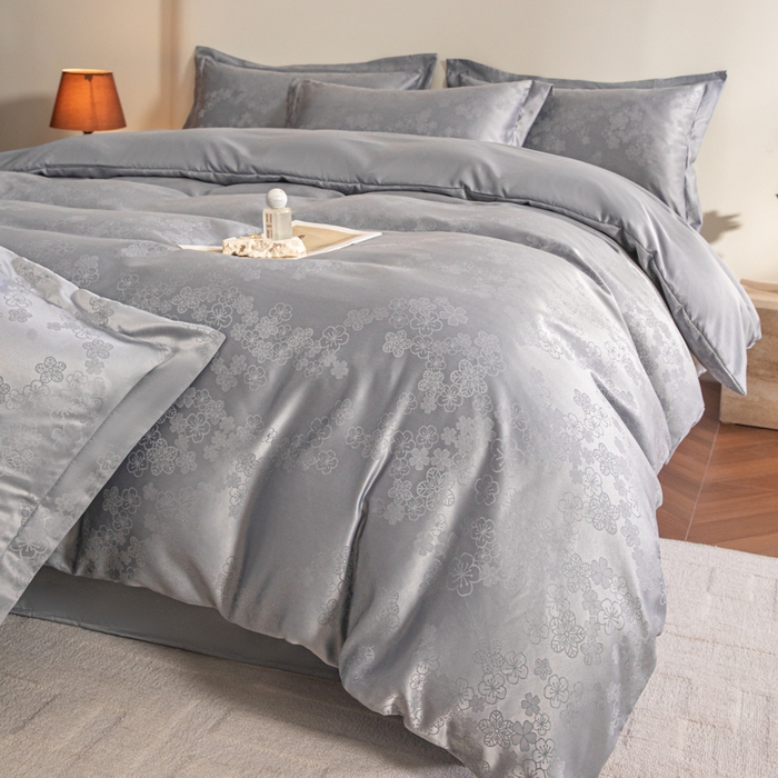 91家纺网 家纺一手货源 找家纺 （总）金牛座家纺 2026新款高克重贡缎提花亲肤棉四件套系列