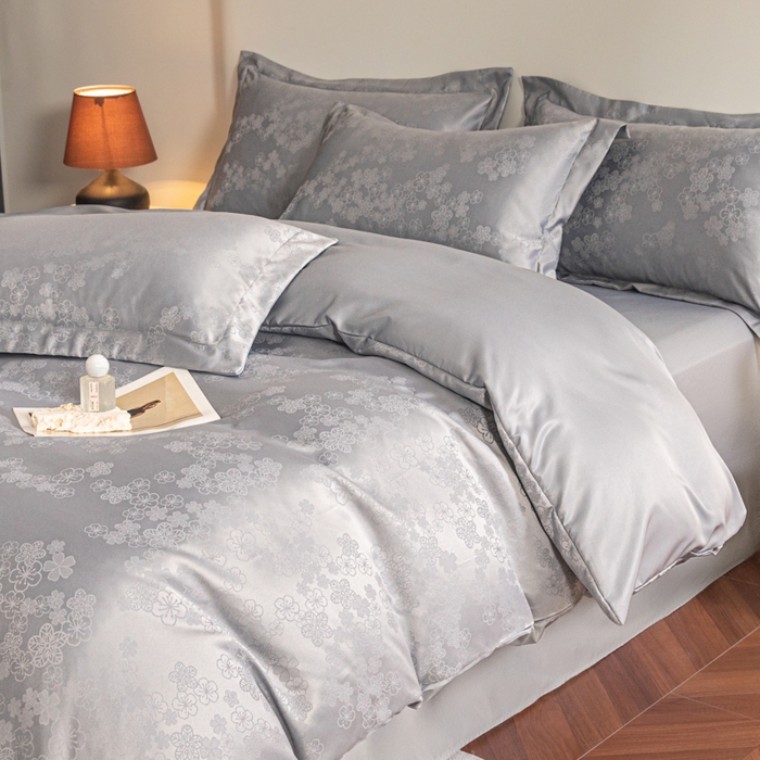 （总）金牛座家纺 2026新款高克重贡缎提花亲肤棉四件套系列