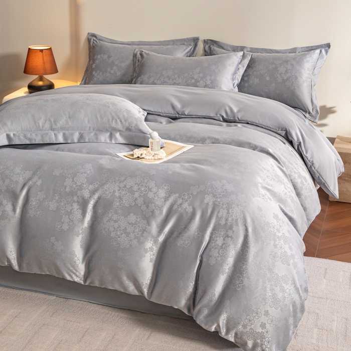 91家纺网 家纺一手货源 找家纺 （总）金牛座家纺 2026新款高克重贡缎提花亲肤棉四件套系列