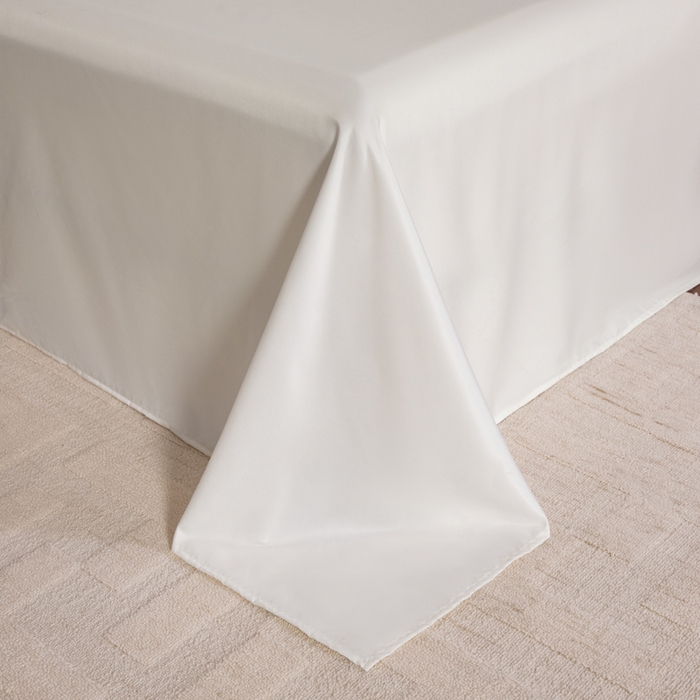 91家纺网 家纺一手货源 找家纺 金牛座家纺 2026新款高克重贡缎提花亲肤棉四件套系列 芬芳-奶白