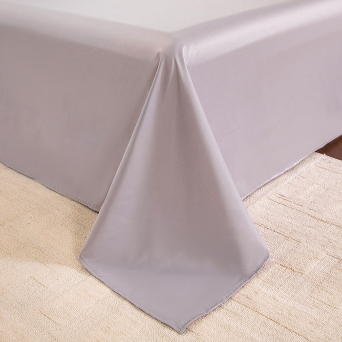 91家纺网 家纺一手货源 找家纺 金牛座家纺 2026新款高克重贡缎提花亲肤棉四件套系列 芬芳-浅紫