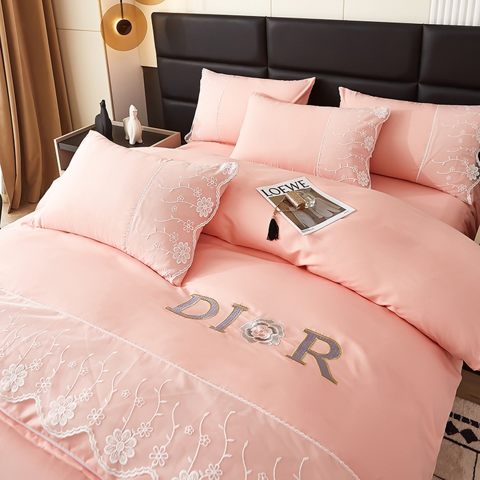 91家纺网 家纺一手货源 找家纺 沐珩家纺 2026新款亲肤磨毛蕾丝刺绣床裙四件套-蒂欧系列 蒂欧-太妃玉