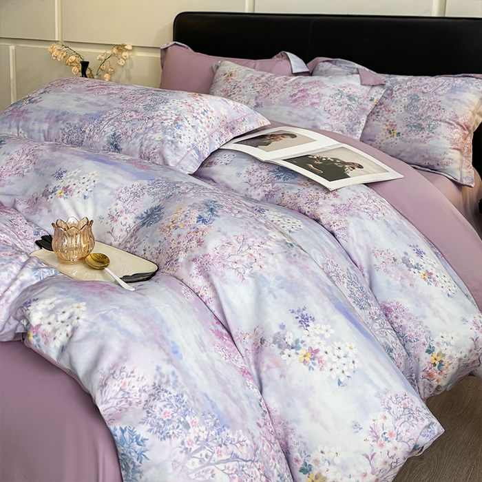 91家纺网 家纺一手货源 找家纺 （总）帛美家纺 2026新款天丝棉数码印花四件套