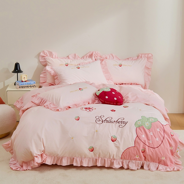 91家纺网 家纺一手货源 找家纺 （总）2025新款A类加厚足球篮球卡通贴布绣牛奶绒四件套冬季儿童三件套床单床笠保暖套件