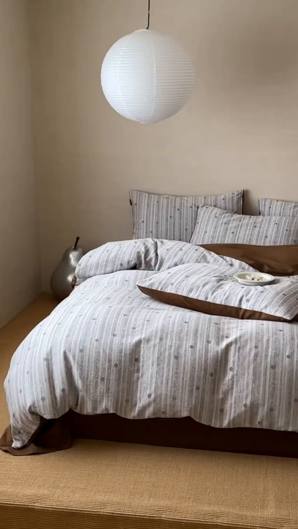 91家纺网 家纺一手货源 找家纺 静家居-简约原创家纺 2026新款轻治愈系双层纱水洗提花四件套-罗马假日系列（小号床单款188/ 标准床单款258 / 加大床单款278 1.5床笠款268 / 1.8床笠款268 / 2.0床笠款2