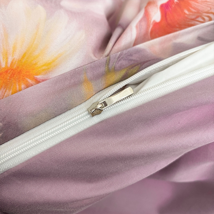 91家纺网 家纺一手货源 找家纺 帛美家纺 2026新款天丝棉数码印花四件套 牡丹国色