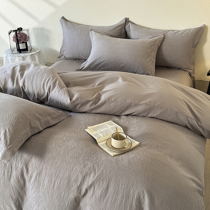 91家纺网 家纺一手货源 找家纺 （总）梵克保罗 2026新款全棉60S长绒棉立体厚织提花单被套