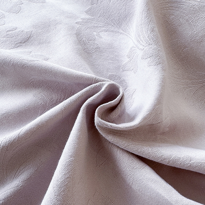 91家纺网 家纺一手货源 找家纺 梵克保罗 2026新款全棉60S长绒棉立体厚织提花单枕套 香草-幻影紫