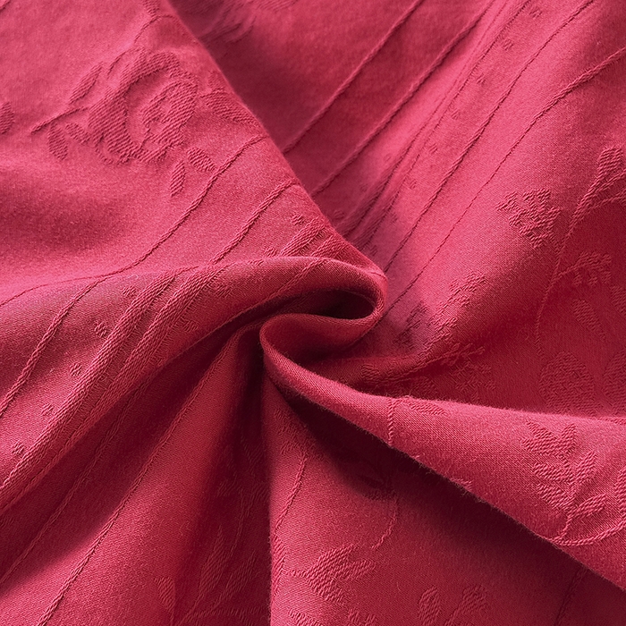 91家纺网 家纺一手货源 找家纺 梵克保罗 2026新款全棉60S长绒棉立体厚织提花单枕套 沁香-大红