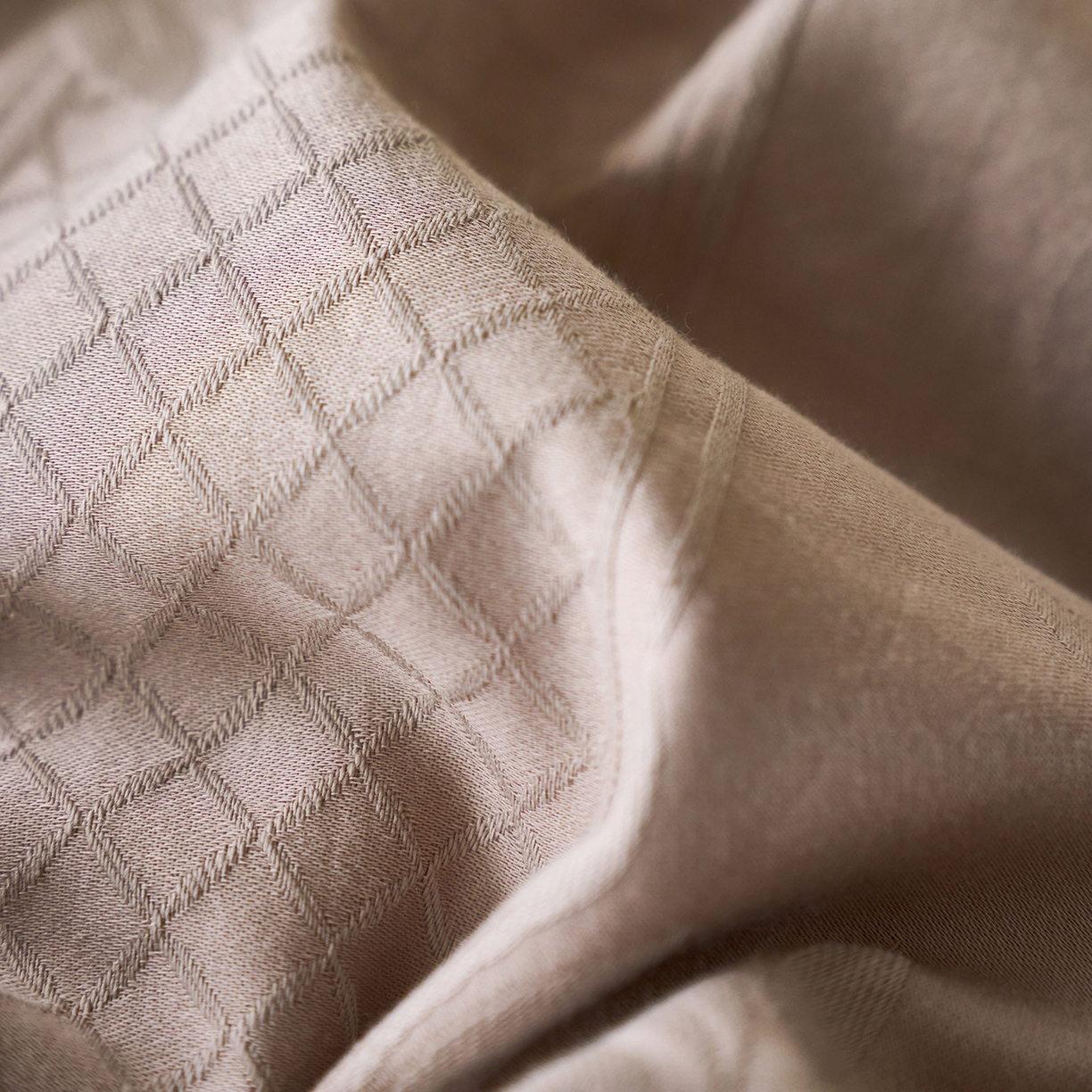 91家纺网 家纺一手货源 找家纺 小懒猪 2026新款亲肤舒适立体全棉纯棉提花四件套-系列四 芊芊叶语-金属灰