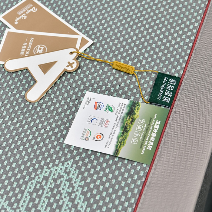 91家纺网 家纺一手货源 找家纺 小牛席业 2026新款加厚款-绣球草本清凉冰藤席系列凉席藤席冰藤席冰丝席竹席乳胶席乳胶凉席凉感豆豆席 加厚款-绣球草本清凉冰藤席（提花绿色