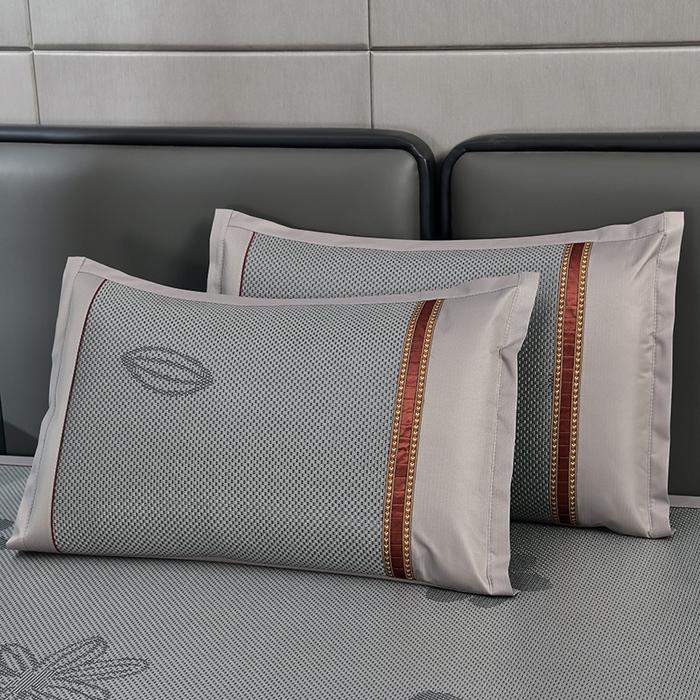 91家纺网 家纺一手货源 找家纺 小牛席业 2026新款加厚款-绣球草本清凉冰藤席系列凉席藤席冰藤席冰丝席竹席乳胶席乳胶凉席凉感豆豆席 加厚款-绣球草本清凉冰藤席（提花黑咖