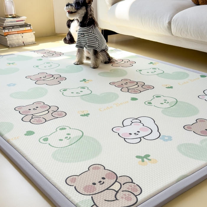 91家纺网 家纺一手货源 找家纺 （总）席世家 2026新款印花豆豆多功能地垫