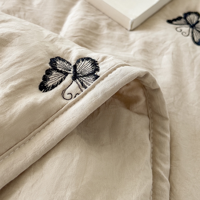 91家纺网 家纺一手货源 找家纺 （总）兄弟坊 2026新款水洗棉大豆刺绣夏被夏凉被空调被午睡被