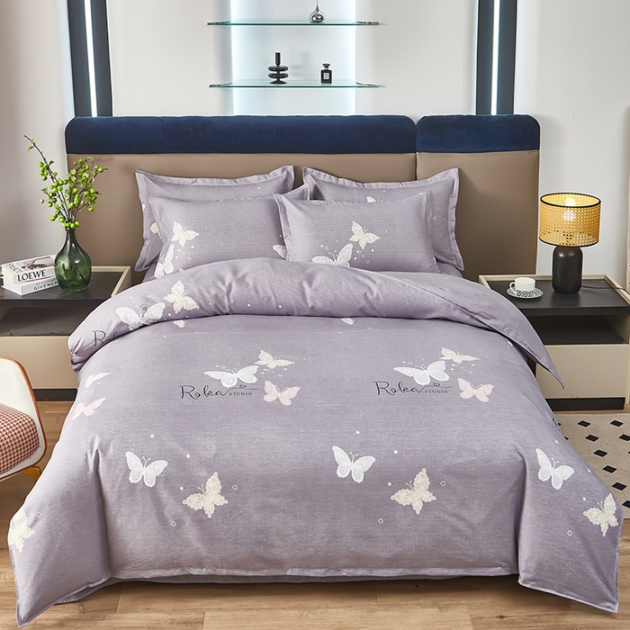 91家纺网 家纺一手货源 找家纺 （总）沐珩家纺 2026新款植物羊绒加厚四件套单被套