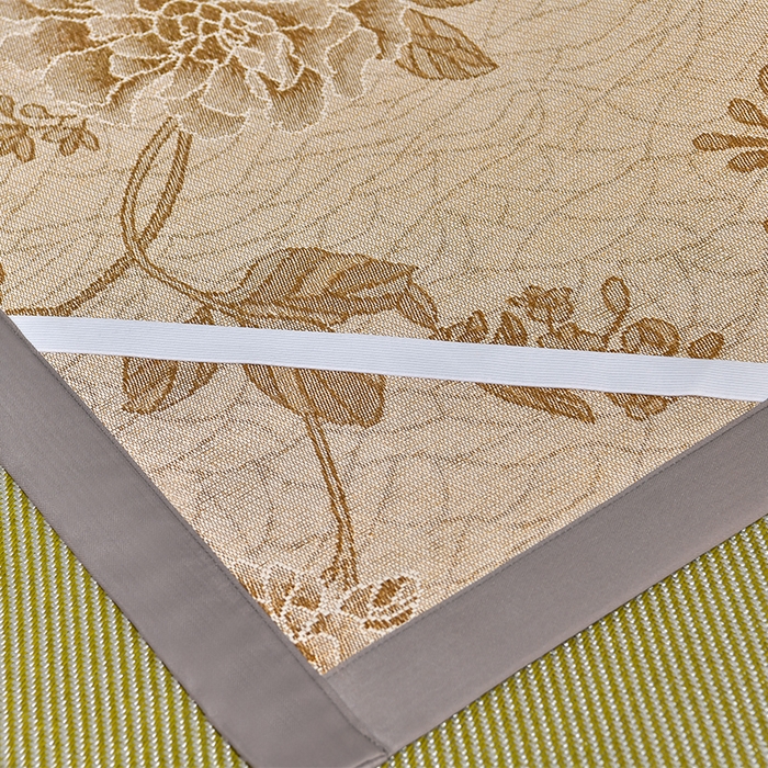 91家纺网 家纺一手货源 找家纺 小牛席业 2026新款绣球花开-冰藤双面席凉席藤席冰藤席竹席空调席草席冰丝席豆豆席乳胶席三件套 绣球花开-冰藤青柠