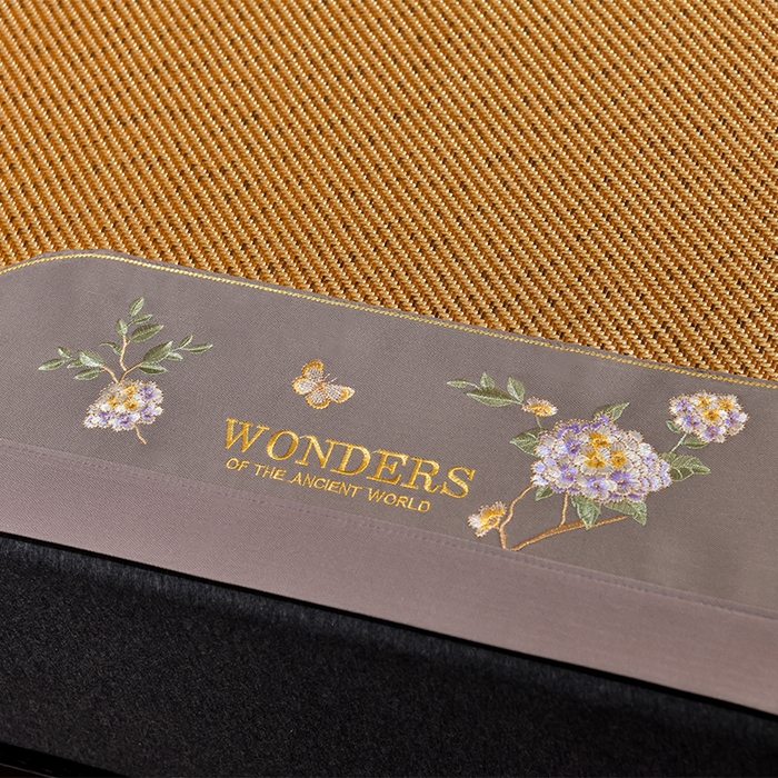 91家纺网 家纺一手货源 找家纺 小牛席业 2026新款绣球花开-冰藤双面席凉席藤席冰藤席竹席空调席草席冰丝席豆豆席乳胶席三件套 绣球花开-冰藤深咖