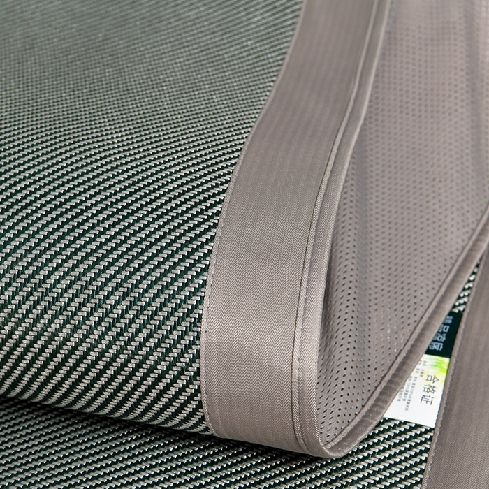 91家纺网 家纺一手货源 找家纺 小牛席业 2026新款绣球花开-冰藤双面席系列（床笠款）凉席藤席冰藤席竹席空调席草席冰丝席豆豆席乳胶席三件套 绣球花开-冰藤床笠款（墨绿）