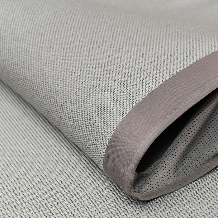 91家纺网 家纺一手货源 找家纺 小牛席业 2026新款绣球花开-冰藤双面席系列（床笠款）凉席藤席冰藤席竹席空调席草席冰丝席豆豆席乳胶席三件套 绣球花开-冰藤床笠款（银灰）