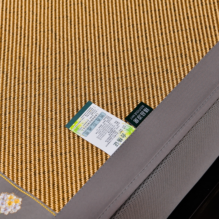 91家纺网 家纺一手货源 找家纺 小牛席业 2026新款绣球花开-冰藤双面席系列（床笠款）凉席藤席冰藤席竹席空调席草席冰丝席豆豆席乳胶席三件套 绣球花开-冰藤床笠款（深咖）