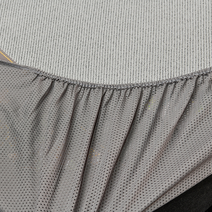 91家纺网 家纺一手货源 找家纺 小牛席业 2026新款绣球花开-冰藤双面席系列（床笠款）凉席藤席冰藤席竹席空调席草席冰丝席豆豆席乳胶席三件套 绣球花开-冰藤床笠款（银灰）