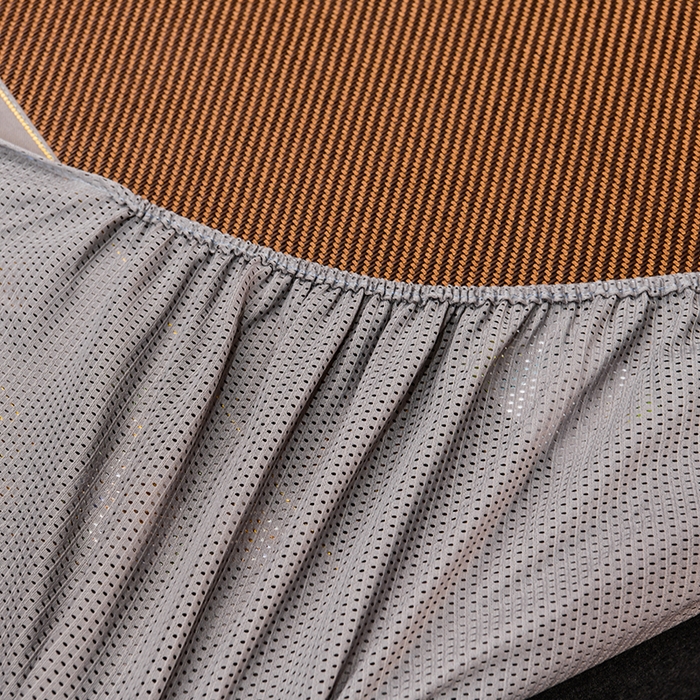 91家纺网 家纺一手货源 找家纺 小牛席业 2026新款绣球花开-冰藤双面席系列（床笠款）凉席藤席冰藤席竹席空调席草席冰丝席豆豆席乳胶席三件套 绣球花开-冰藤床笠款（黑咖）