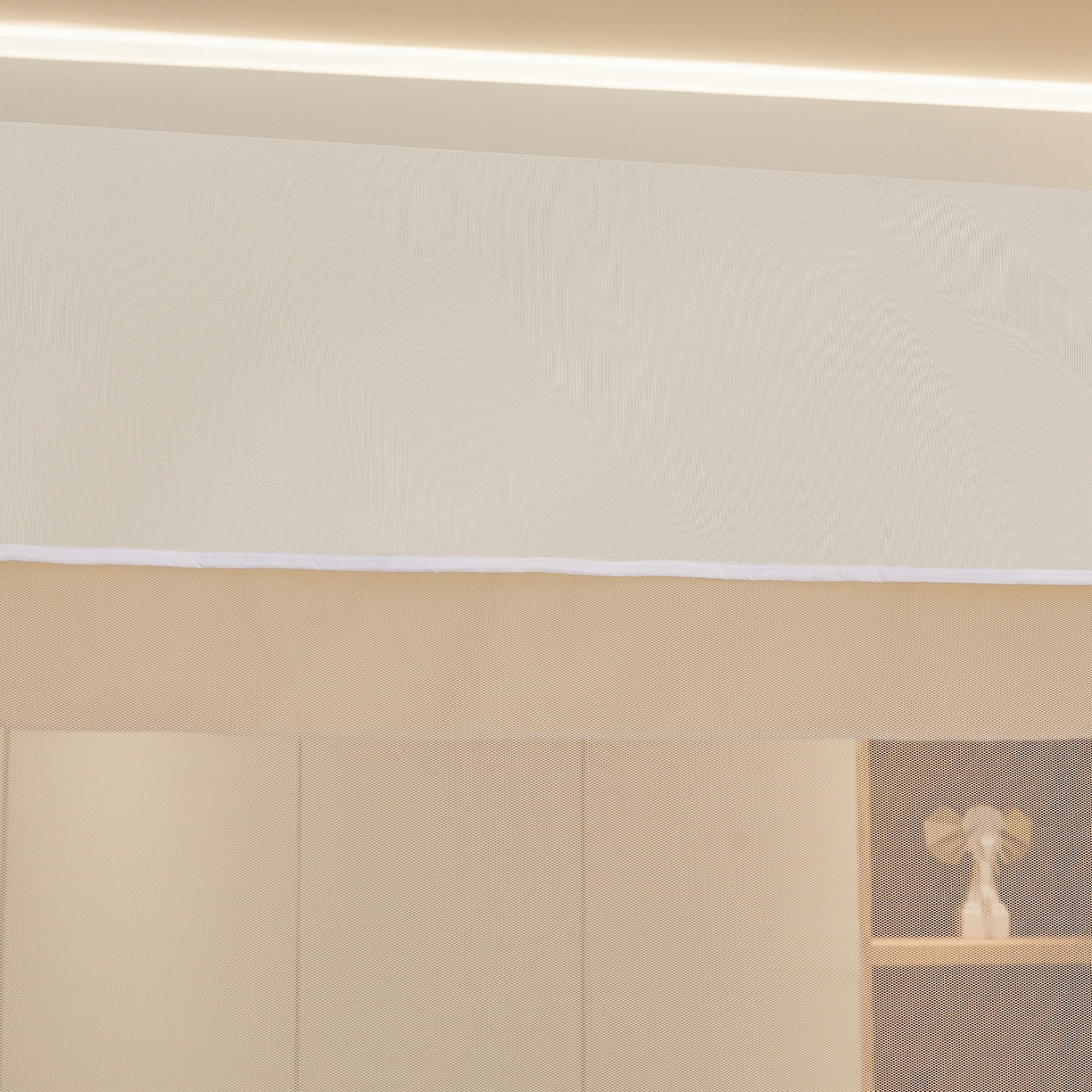 91家纺网 家纺一手货源 找家纺 都市缘蚊帐 2026新款三开门坐床防摔蚊帐拉链方帐1.5m1.8m506坐床蚊帐 506奶酪黄