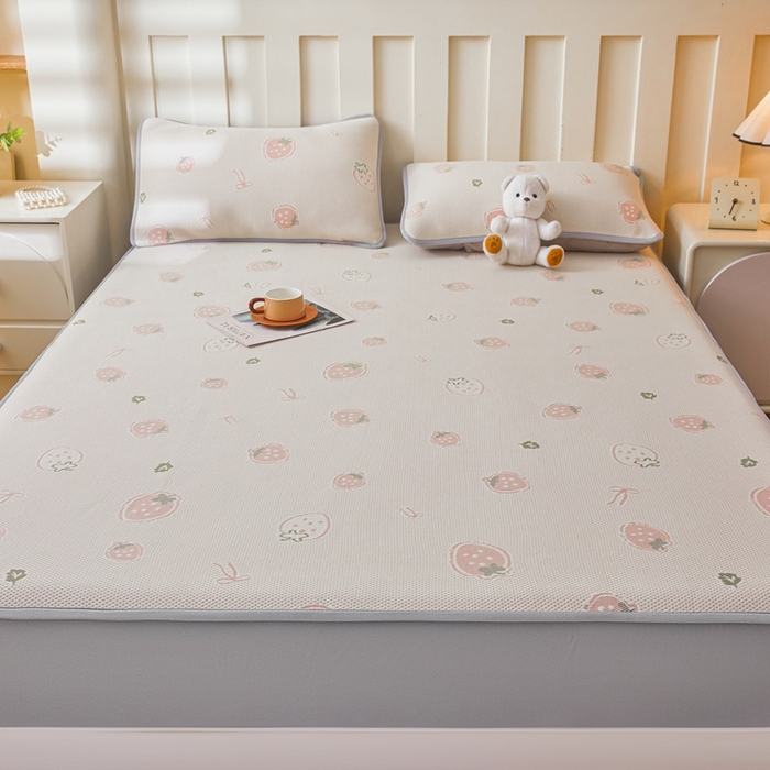 91家纺网 家纺一手货源 找家纺 （总）凯罗 2026春夏凉豆豆小红书爆款A类乙纶PE凉豆豆床笠款可水洗床笠