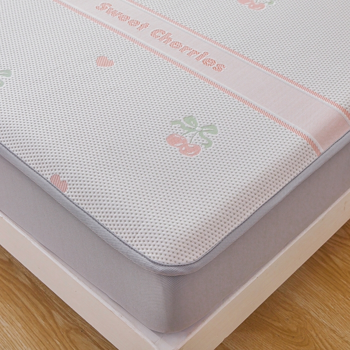 91家纺网 家纺一手货源 找家纺 凯罗 2026春夏凉豆豆小红书爆款A类乙纶PE凉豆豆床笠款可水洗床笠 樱桃芝芝