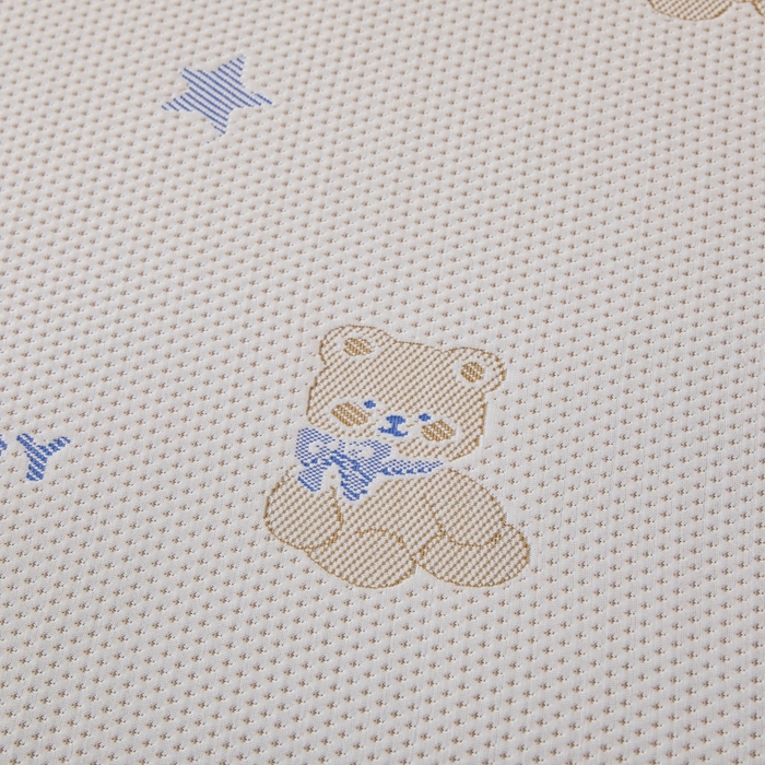 91家纺网 家纺一手货源 找家纺 凯罗 2026春夏凉豆豆小红书爆款A类乙纶PE凉豆豆床笠款可水洗床笠 布丁萌萌熊