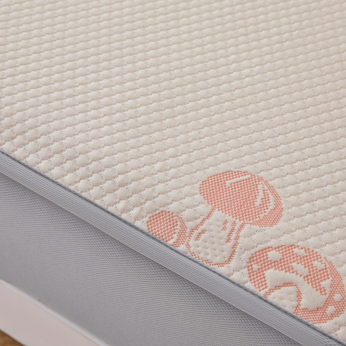 91家纺网 家纺一手货源 找家纺 凯罗 2026春夏凉豆豆小红书爆款A类乙纶PE凉豆豆床笠款可水洗床笠 蘑菇屋-粉