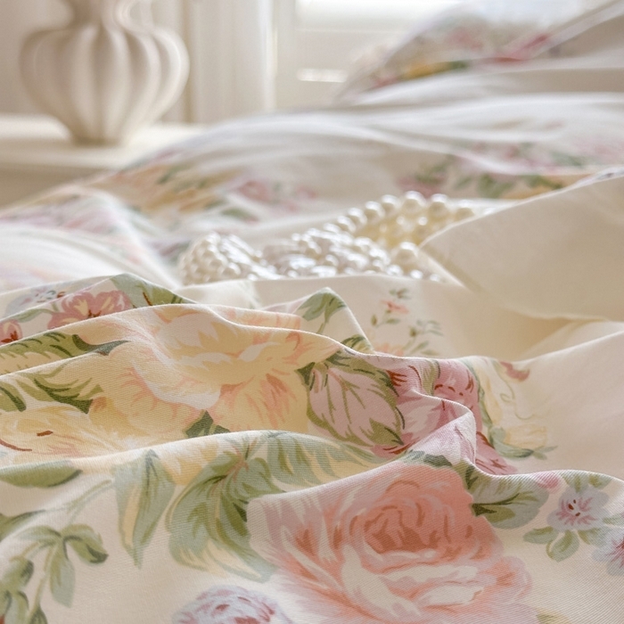 91家纺网 家纺一手货源 找家纺 （总）瑞宝 2026新款全棉印花床裙三件套床裙被套单品系列