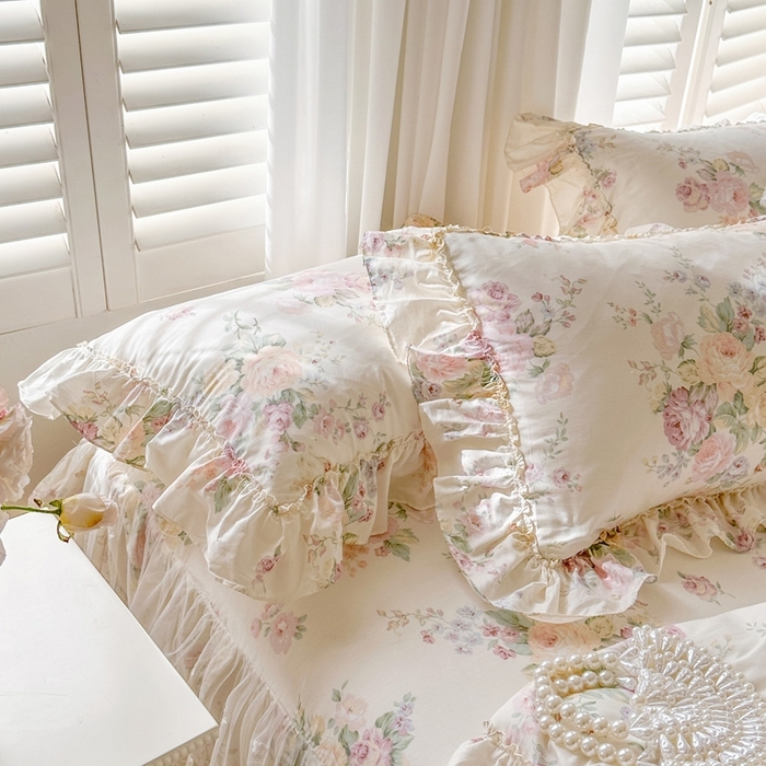 91家纺网 家纺一手货源 找家纺 （总）瑞宝 2026新款全棉印花床裙三件套床裙被套单品系列