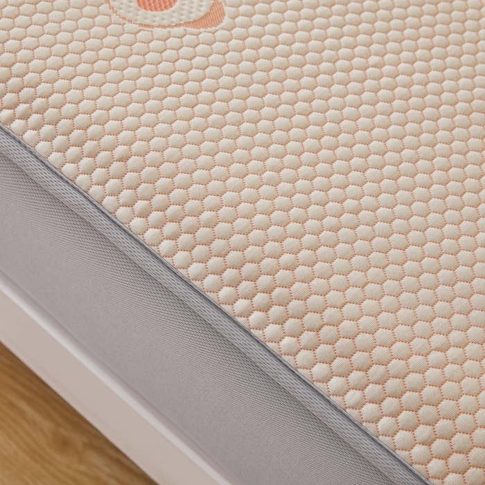 91家纺网 家纺一手货源 找家纺 凯罗 2026春夏凉豆豆小红书爆款A类乙纶PE凉豆豆床笠款可水洗床笠 盼盼乐园-粉