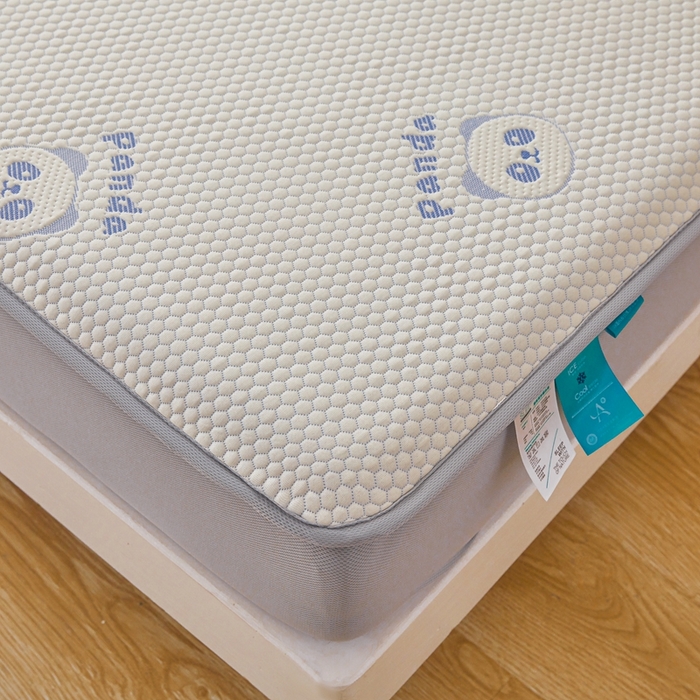 91家纺网 家纺一手货源 找家纺 凯罗 2026春夏凉豆豆小红书爆款A类乙纶PE凉豆豆床笠款可水洗床笠 盼盼乐园-蓝