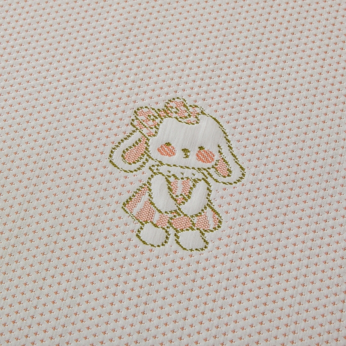 91家纺网 家纺一手货源 找家纺 凯罗 2026春夏凉豆豆小红书爆款A类乙纶PE凉豆豆床笠款可水洗床笠 兔叽乖乖