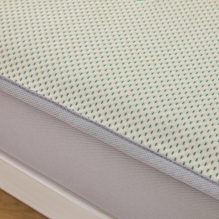 91家纺网 家纺一手货源 找家纺 凯罗 2026春夏凉豆豆小红书爆款A类乙纶PE凉豆豆床笠款可水洗床笠 小南瓜-绿