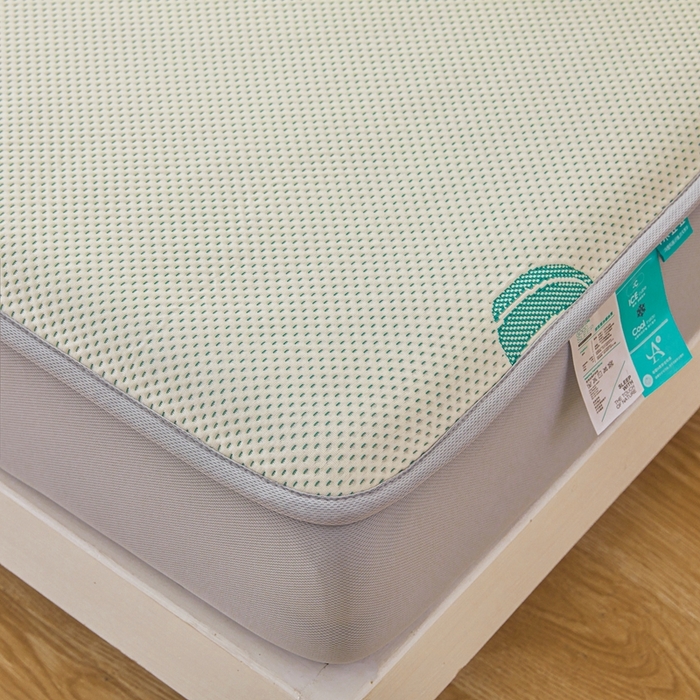 91家纺网 家纺一手货源 找家纺 凯罗 2026春夏凉豆豆小红书爆款A类乙纶PE凉豆豆床笠款可水洗床笠 小南瓜-绿